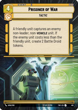 Prisoner of War (Hyperspace) (491) - TOTR - Uncommon