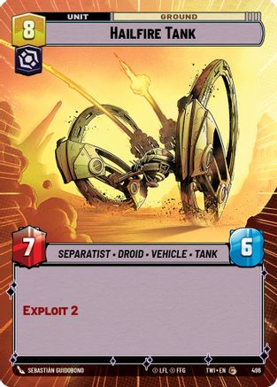 Hailfire Tank (Hyperspace) (496) - TOTR - Common
