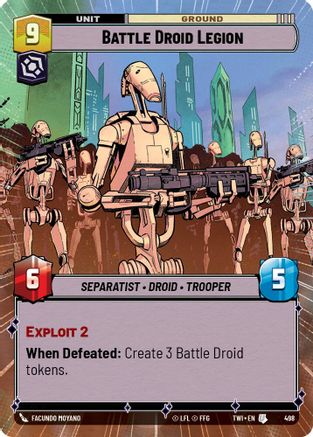 Battle Droid Legion (Hyperspace) (498) - TOTR - Uncommon