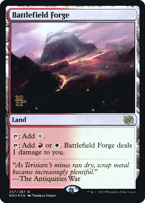 Battlefield Forge (PRE-257S) - rare - Foil