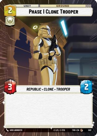 Phase I Clone Trooper (Hyperspace) (502) - TOTR - Common