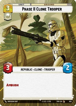 Phase II Clone Trooper (Hyperspace) (503) - TOTR - Common