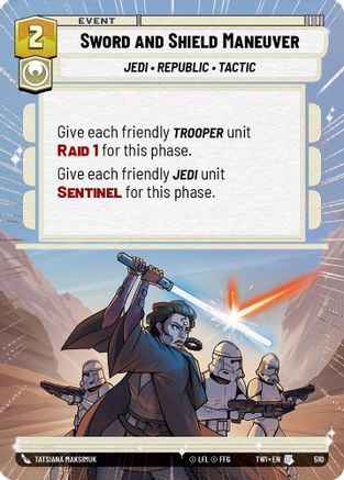 Sword and Shield Maneuver (Hyperspace) (510) - TOTR - Uncommon