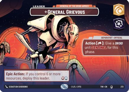 General Grievous - General of the Droid Armies (Showcase) (272) - TOTR - Special - Foil