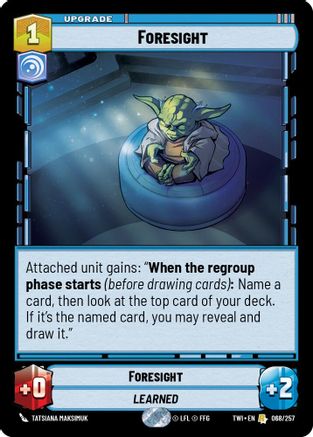 Foresight (068/257) - TOTR - Rare