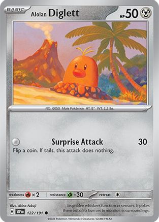 Alolan Diglett (122/191) - SSS  - Common