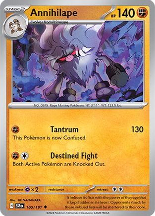 Annihilape (100/191) - SSS  - Uncommon