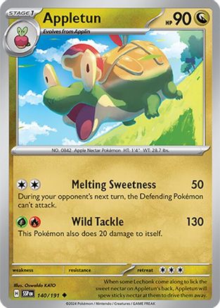 Appletun (140/191) - SSS  - Uncommon - Reverse Holofoil