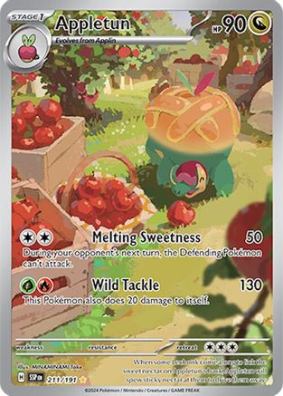 Appletun (211/191) - SSS  - Illustration Rare - Holofoil