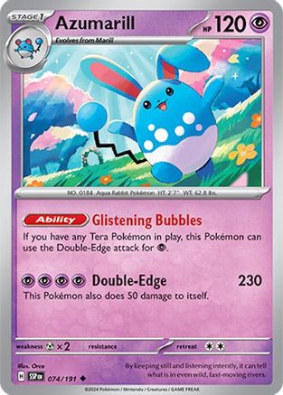 Azumarill (074/191) - SSS  - Uncommon