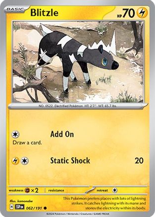 Blitzle (062/191) - SSS  - Common - Reverse Holofoil