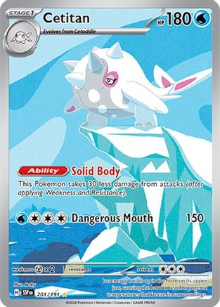 Cetitan (201/191) - SSS  - Illustration Rare - Holofoil