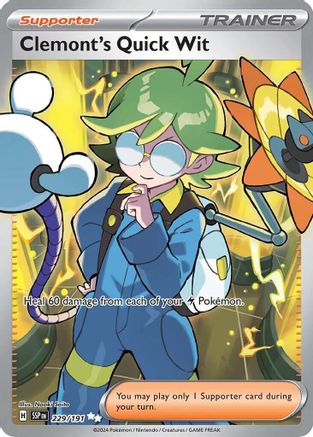 Clemont's Quick Wit (229/191) - SSS  - Ultra Rare - Holofoil