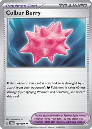 Colbur Berry (168/191) - SSS  - Uncommon - Reverse Holofoil