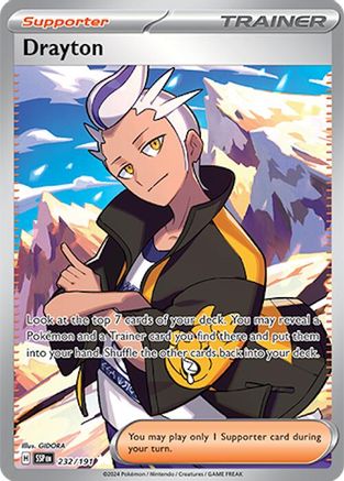 Drayton (232/191) - SSS  - Ultra Rare - Holofoil