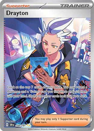 Drayton (244/191) - SSS  - Special Illustration Rare - Holofoil