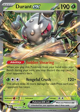 Durant ex (004/191) - SSS  - Double Rare - Holofoil