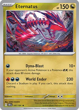 Eternatus (141/191) - SSS  - Rare - Holofoil