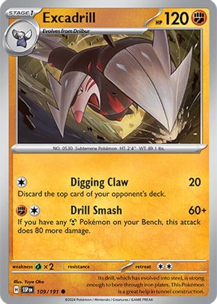 Excadrill (109/191) - SSS  - Common