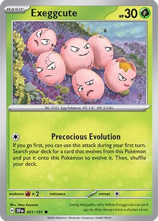Exeggcute (001/191) - SSS  - Common