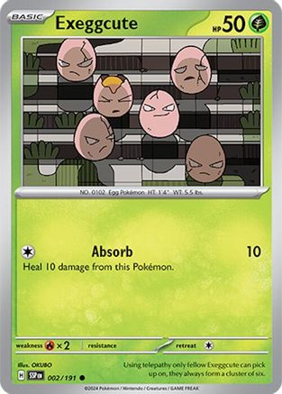 Exeggcute (002/191) - SSS  - Common