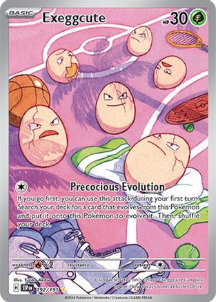 Exeggcute (192/191) - SSS  - Illustration Rare - Holofoil