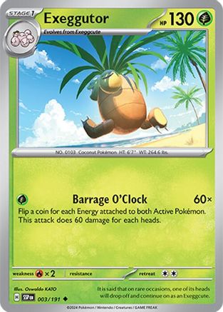 Exeggutor (003/191) - SSS  - Uncommon