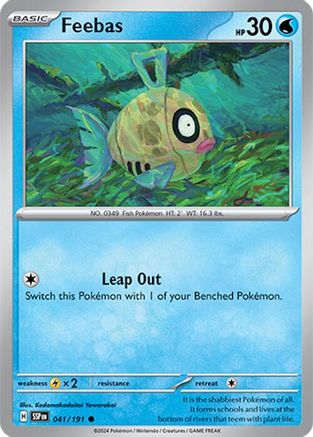 Feebas (041/191) - SSS  - Common - Reverse Holofoil