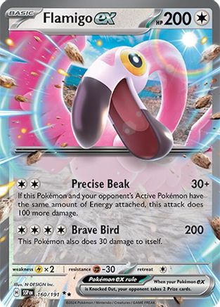 Flamigo ex (160/191) - SSS  - Double Rare - Holofoil