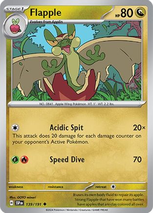 Flapple (139/191) - SSS  - Uncommon