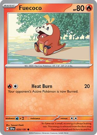 Fuecoco (029/191) - SSS  - Common
