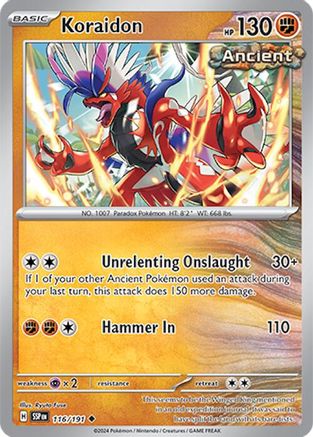 Koraidon (116/191) - SSS  - Uncommon