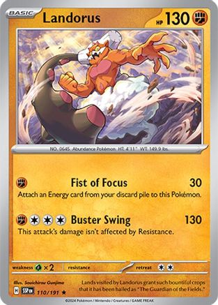 Landorus (110/191) - SSS  - Rare - Holofoil