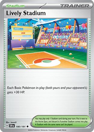 Lively Stadium (180/191) - SSS  - Uncommon - Reverse Holofoil