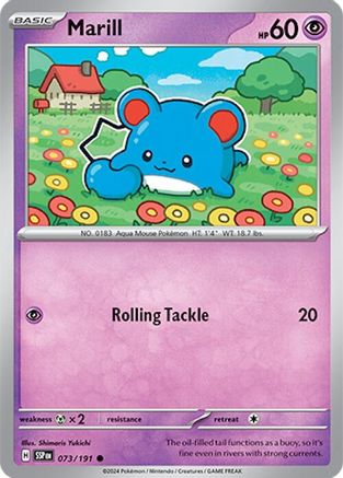 Marill (073/191) - SSS  - Common - Reverse Holofoil