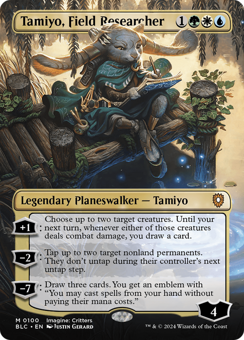 Tamiyo, Field Researcher (BLC-100) - mythic (Borderless)