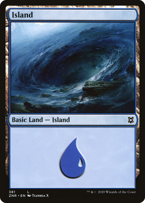 Island (ZNR-381) - common - Foil