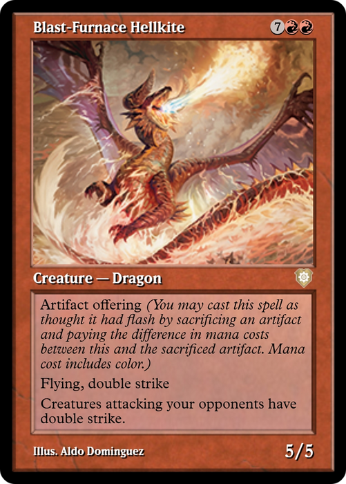 Blast-Furnace Hellkite (PRM-105736) - rare - Foil