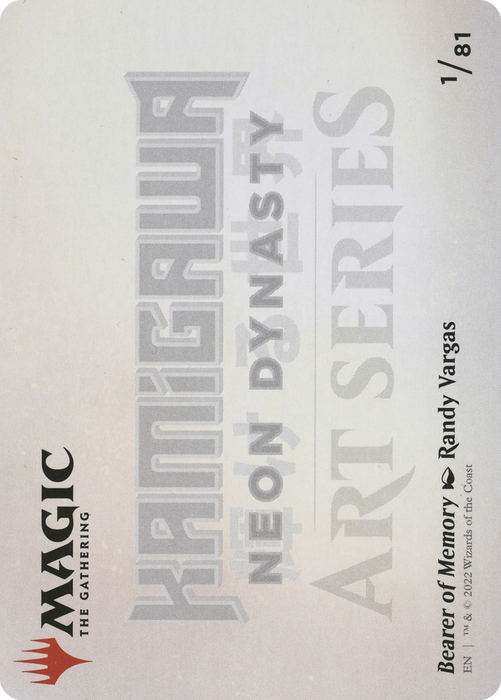 Bearer of Memory // Bearer of Memory (ANEO-001) - common (Borderless) - Foil