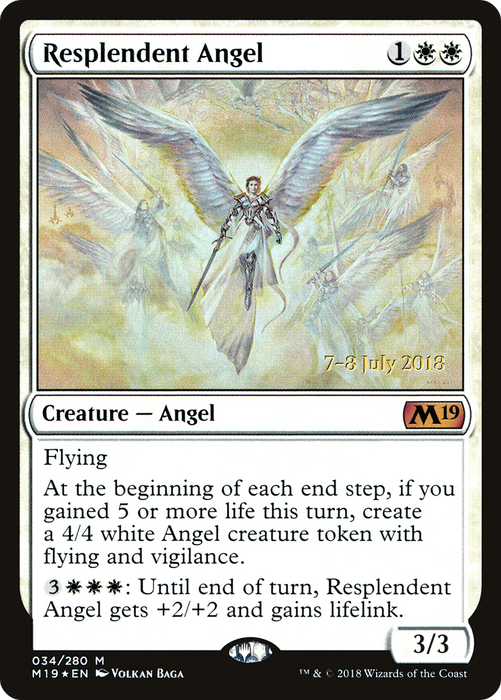 Resplendent Angel (PRE-34S) - mythic - Foil