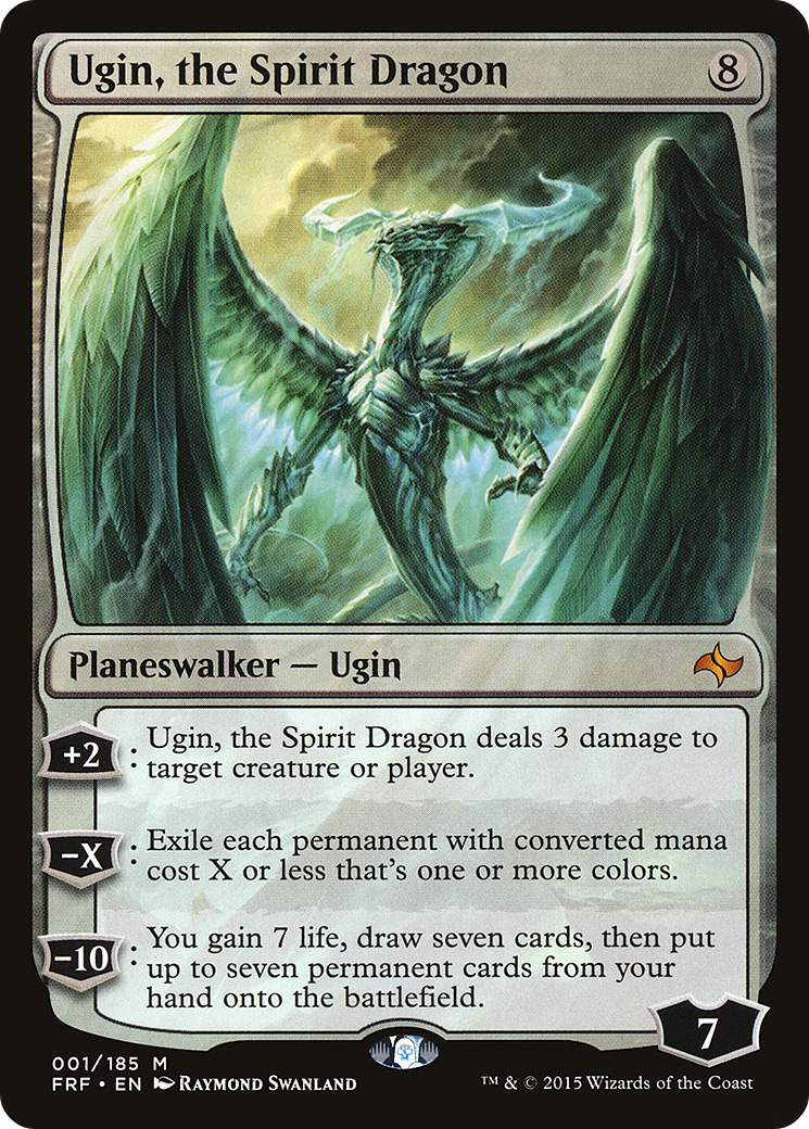 Ugin, the Spirit Dragon (FRF-001) - mythic
