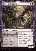 Feral Deathgorger // Dusk Sight (TDM-298) - common: (Showcase) - Foil