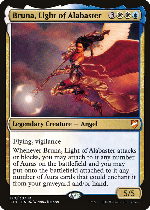 Bruna, Light of Alabaster (C18-170) - mythic