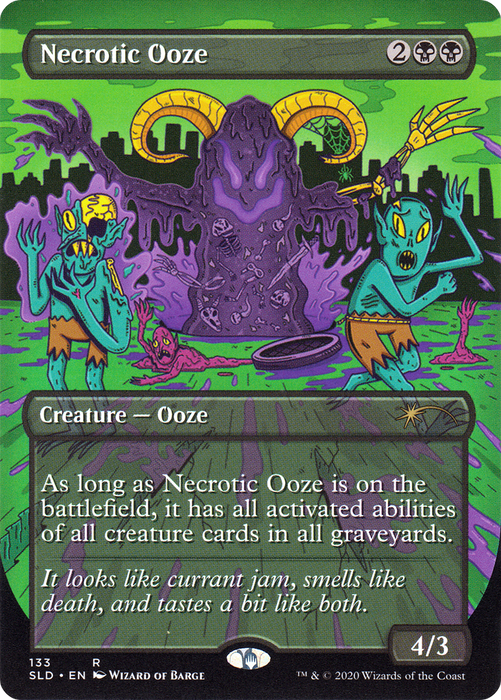 Necrotic Ooze (SLD-133) - rare (Borderless)