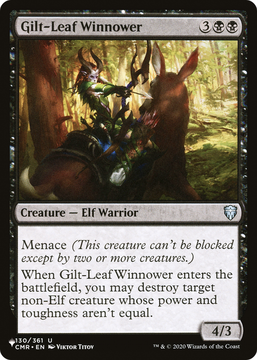 Gilt-Leaf Winnower (LIST-CMR-130) - uncommon