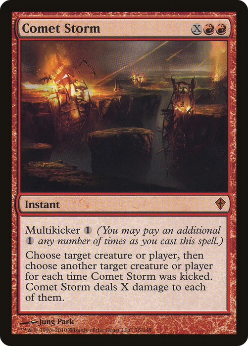 Comet Storm (WWK-076) - mythic - Foil