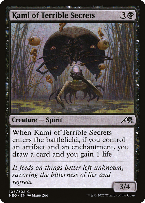 Kami of Terrible Secrets (NEO-105) - common - Foil