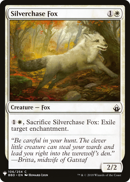 Silverchase Fox (LIST-BBD-106) - common