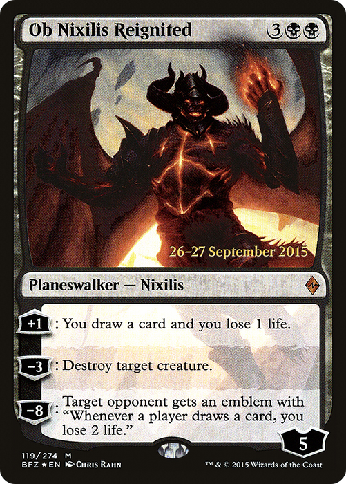 Ob Nixilis Reignited (PRE-119S) - mythic - Foil