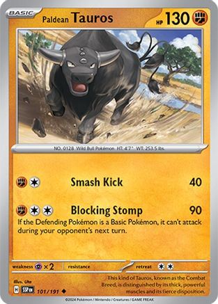 Paldean Tauros (101/191) - SSS  - Uncommon